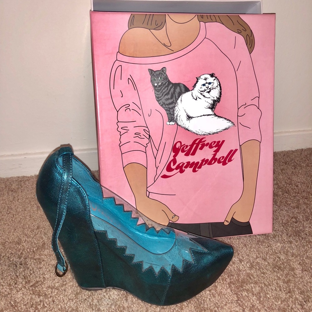 Metallic Jeffrey Campbell Heel